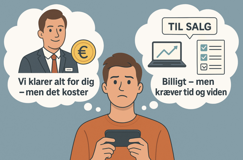 Ejendomsmægler vs. selvsalg